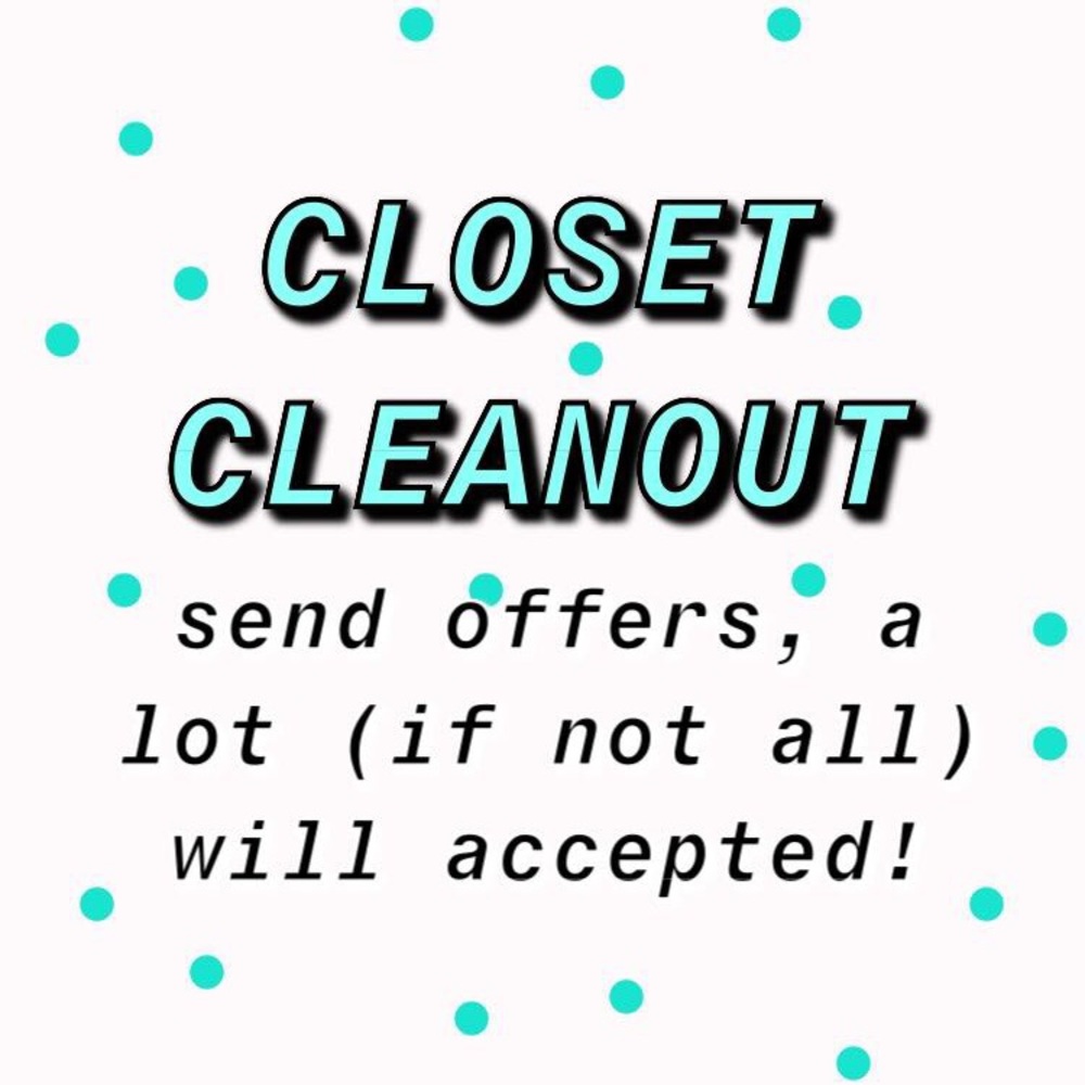 check out my closet, make offers:)!